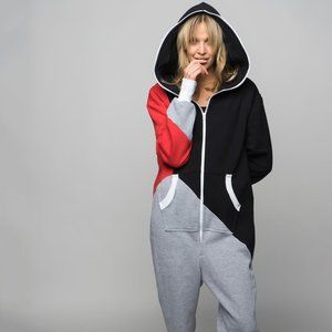 Unisex Adult Onesies in Comfy Cotton With Zipper, Hood, Pockets